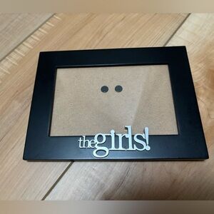 Black Photo Frame with 'The Girls!' Text